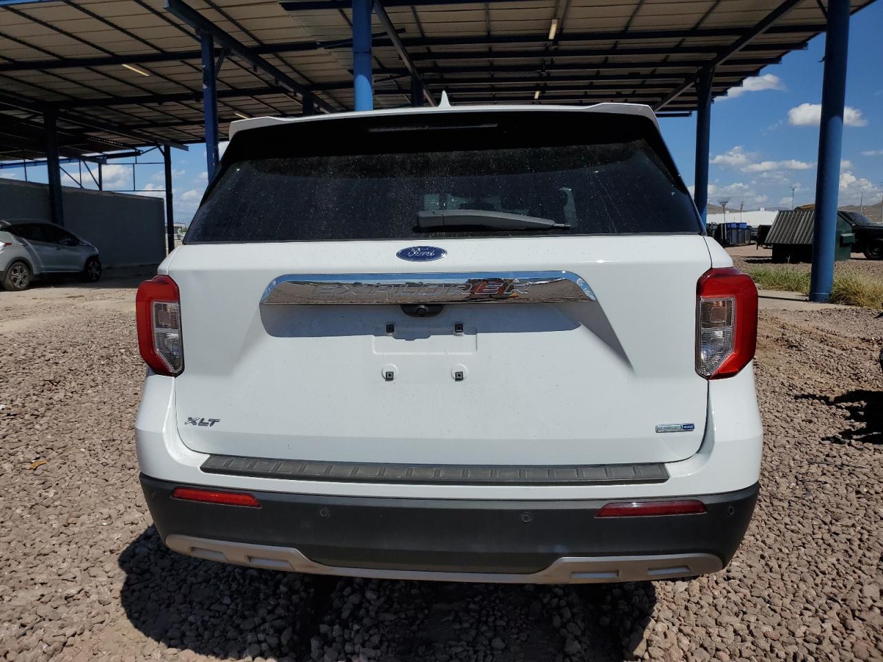 2020 Ford Explorer VIN 1FMSK8DH5LGA63300 Copart auction photo, burn - engine / front end damage thumbnail 6