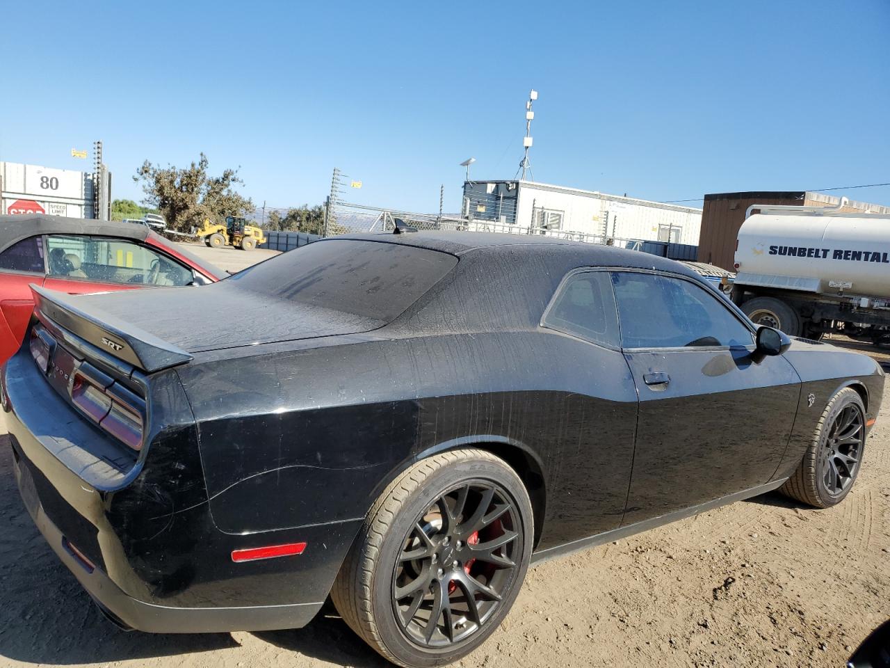 2016 Dodge Challenger VIN 2C3CDZC93GH335294 Copart auction photo, vandalism damage thumbnail 3