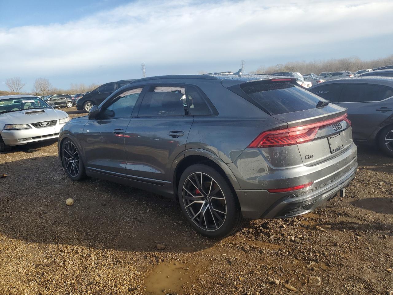 2019 Audi Q8 VIN WA1EVAF1XKD023157 Copart auction photo, front end / side damage thumbnail 2