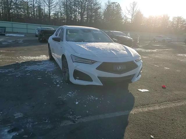 2022 Acura TLX VIN 19UUB6F51NA001517 Copart auction photo, rear end / side damage thumbnail 11
