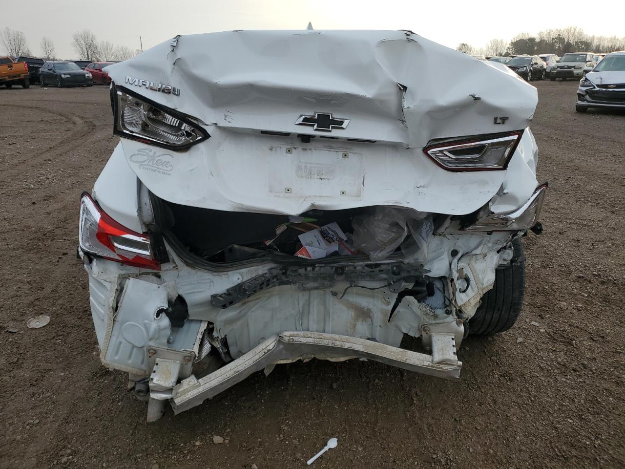 2017 Chevrolet Malibu VIN 1G1ZE5ST4HF272517 Copart auction photo, rear end / minor dent/scratches damage thumbnail 6