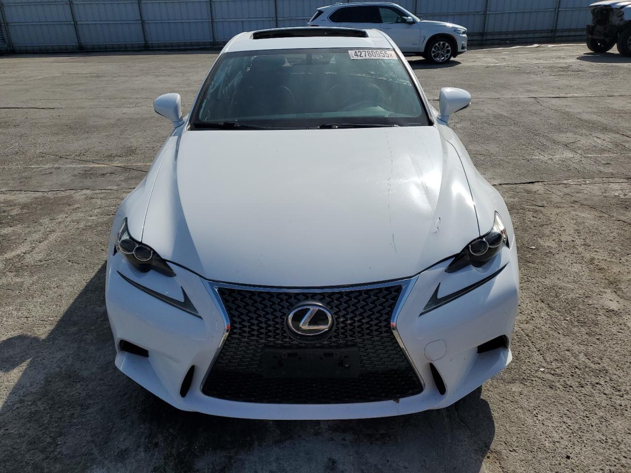 2016 Lexus IS VIN JTHBA1D21G5001953 Copart auction photo, mechanical / all over damage thumbnail 5