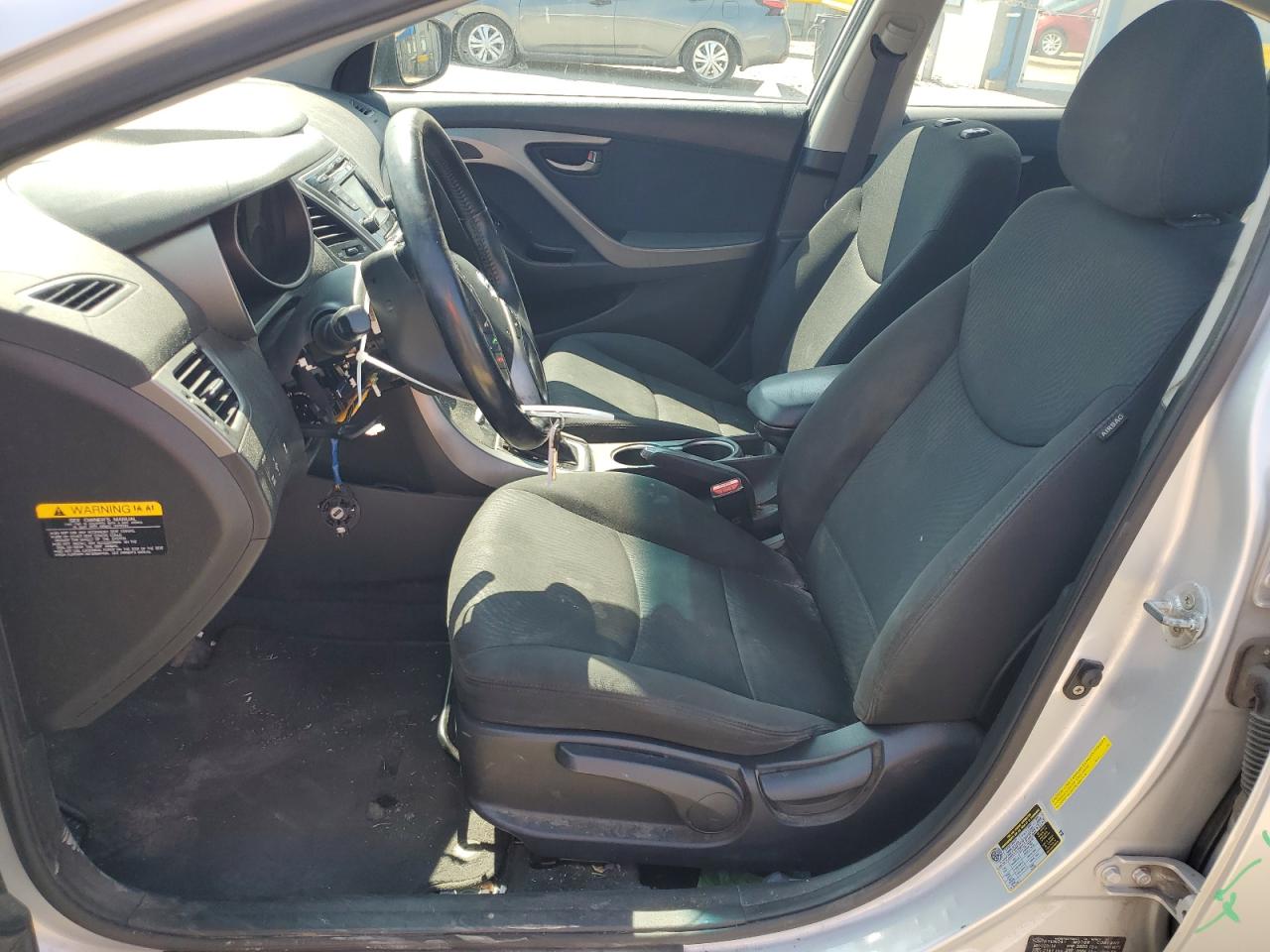 2015 Hyundai Elantra VIN KMHDH4AE1FU233166 Copart auction photo, vandalism / side damage thumbnail 7