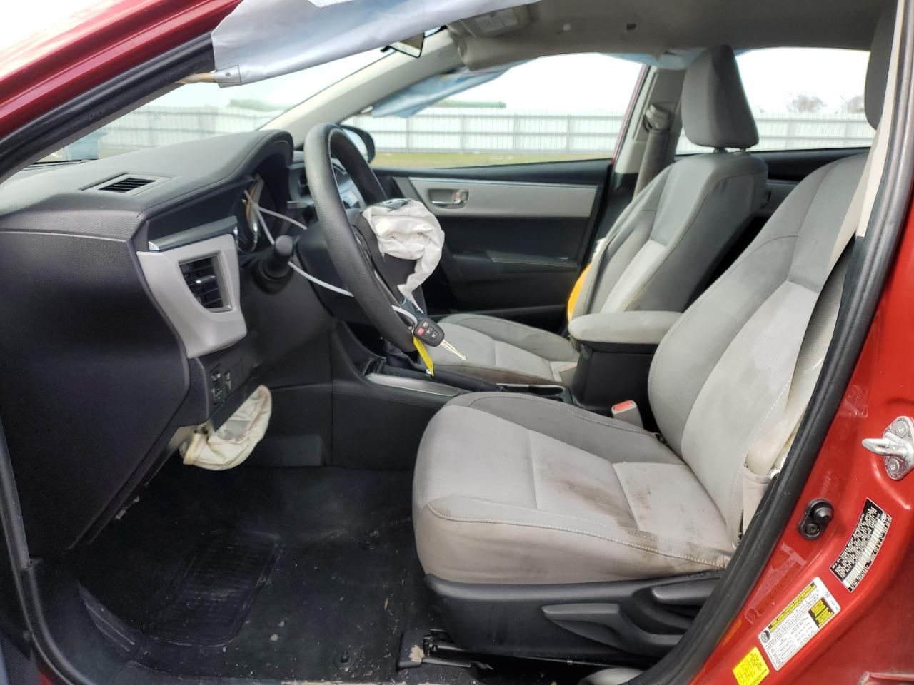 2015 Toyota Corolla VIN 5YFBURHE3FP291111 Copart auction photo, front end / rear end damage thumbnail 7