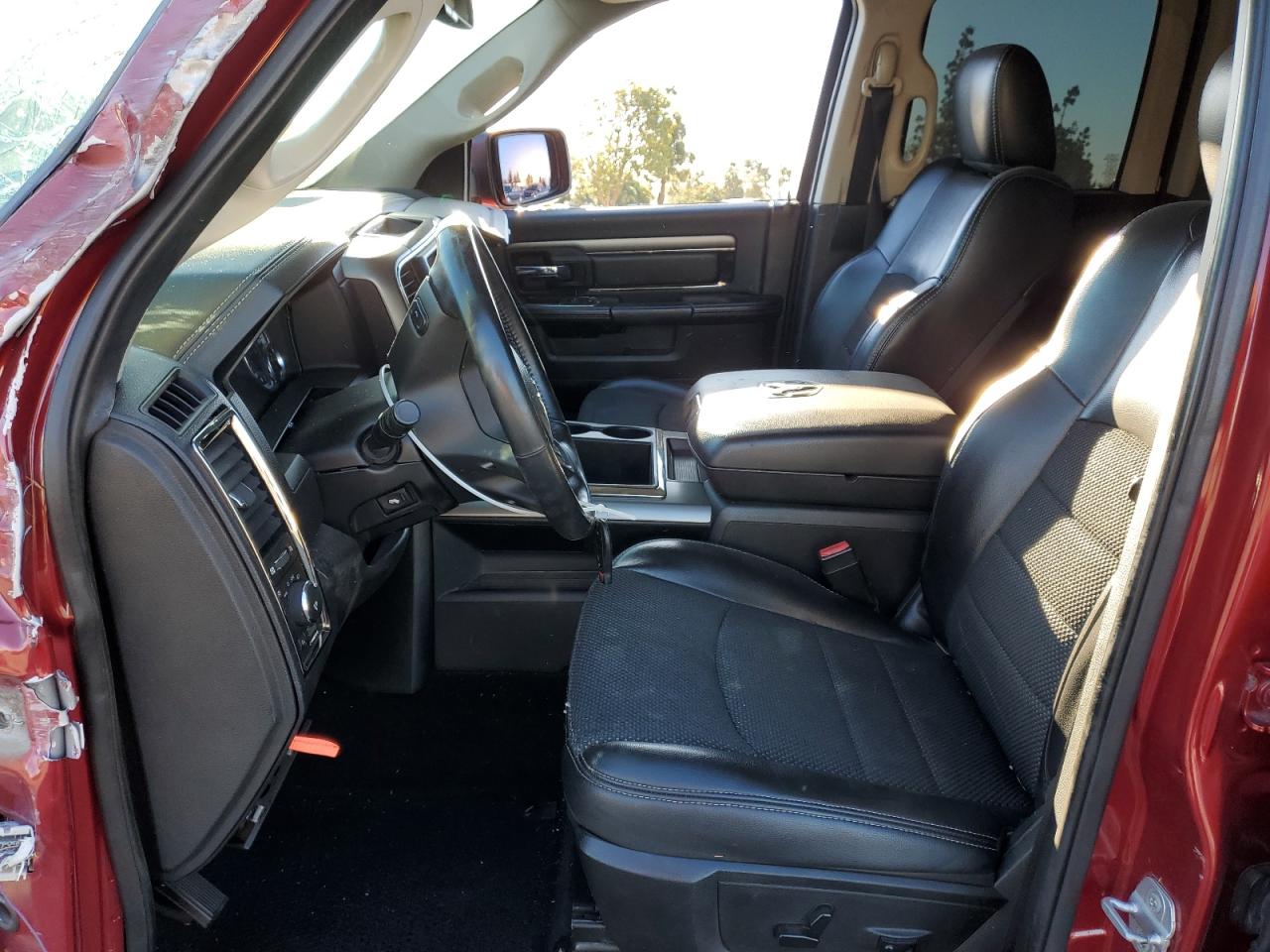 2014 RAM 1500 VIN 1C6RR6HT6ES114599 Copart auction photo, side / front end damage thumbnail 7