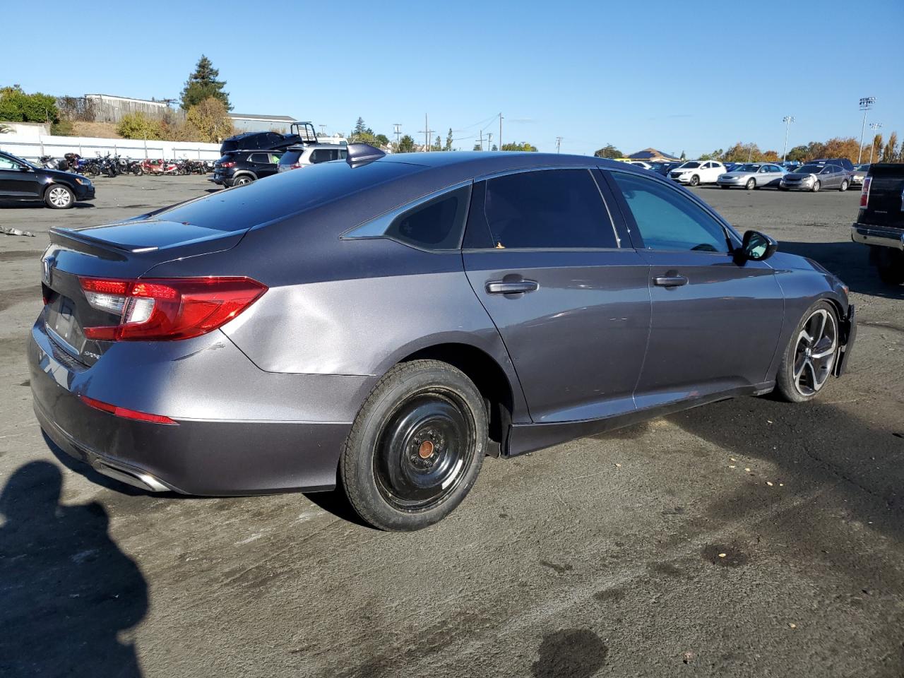 2018 Honda Accord VIN 1HGCV1F38JA161831 Copart auction photo, front end / undercarriage damage thumbnail 3