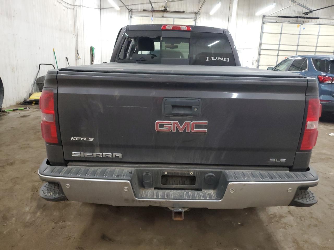 2015 GMC Sierra VIN 3GTU2UEC4FG536704 Copart auction photo, all over damage thumbnail 6