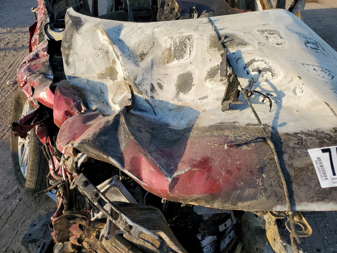 2021 Chevrolet Traverse VIN 1GNEVKKW3MJ100024 Copart auction photo, burn / hail damage thumbnail 12