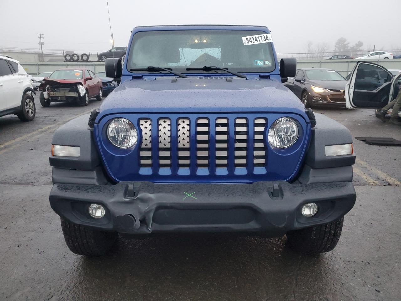 2020 Jeep Wrangler VIN 1C4HJXDN8LW152723 Copart auction photo, all over damage thumbnail 5