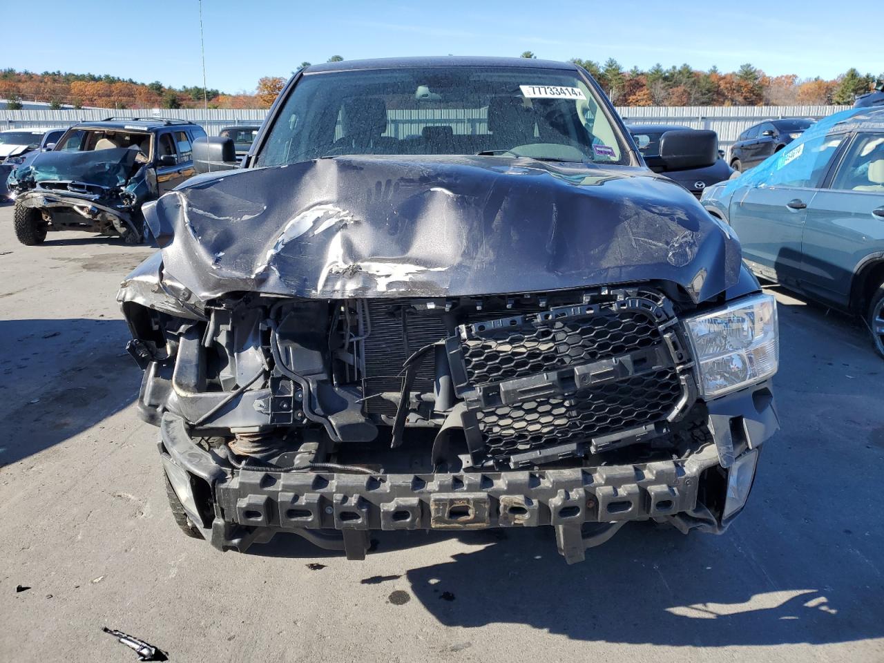 2019 RAM 1500 VIN 1C6RR7FG1KS589794 Copart auction photo, front end / mechanical damage thumbnail 5