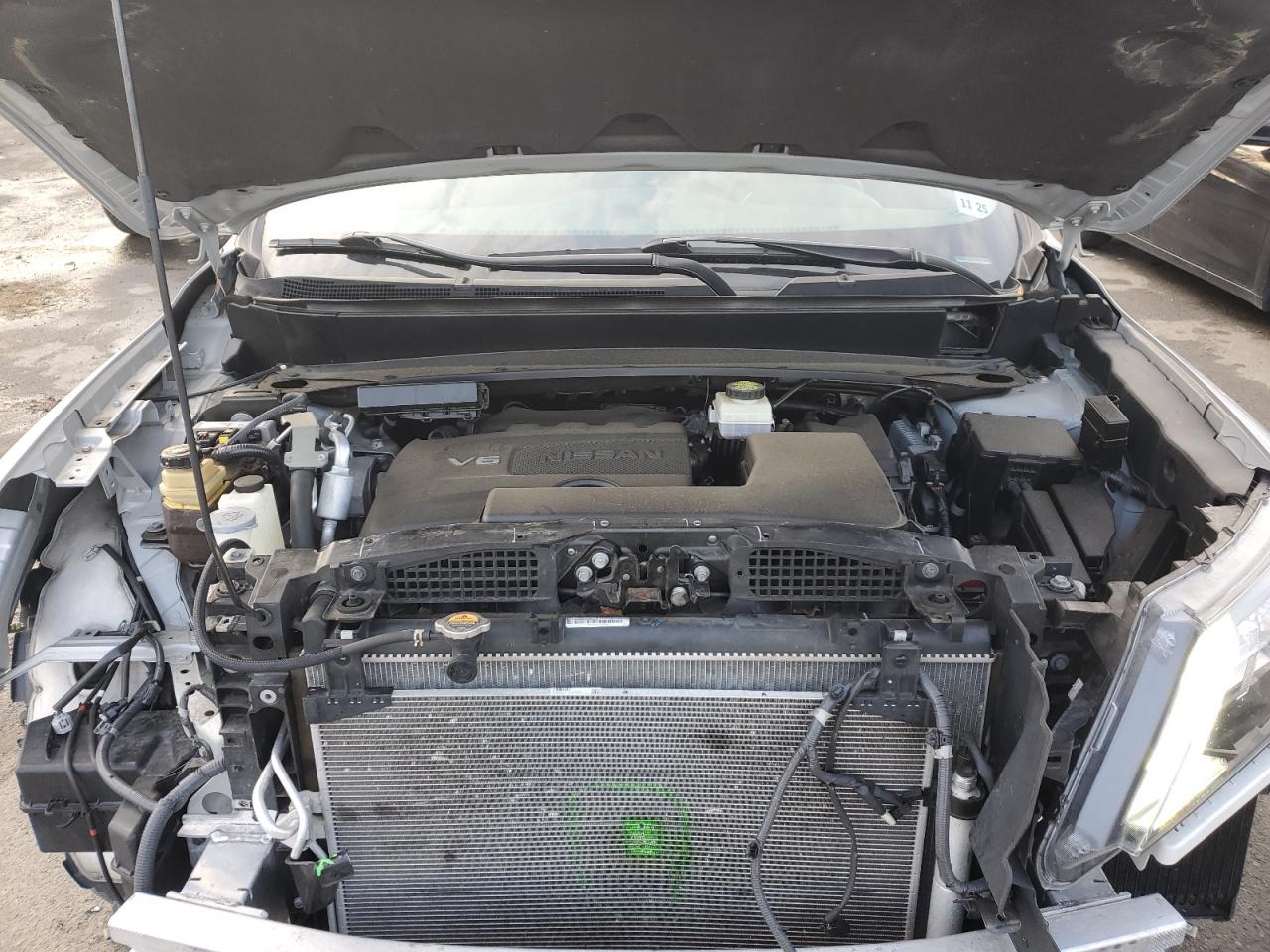 2020 Nissan Pathfinder VIN 5N1DR2AM3LC631621 Copart auction photo, front end / side damage thumbnail 12