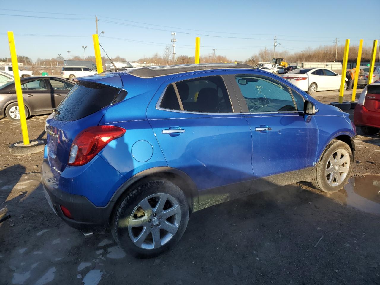 2014 Buick Encore VIN KL4CJDSB3EB684290 Copart auction photo, front end / minor dent/scratches damage thumbnail 3