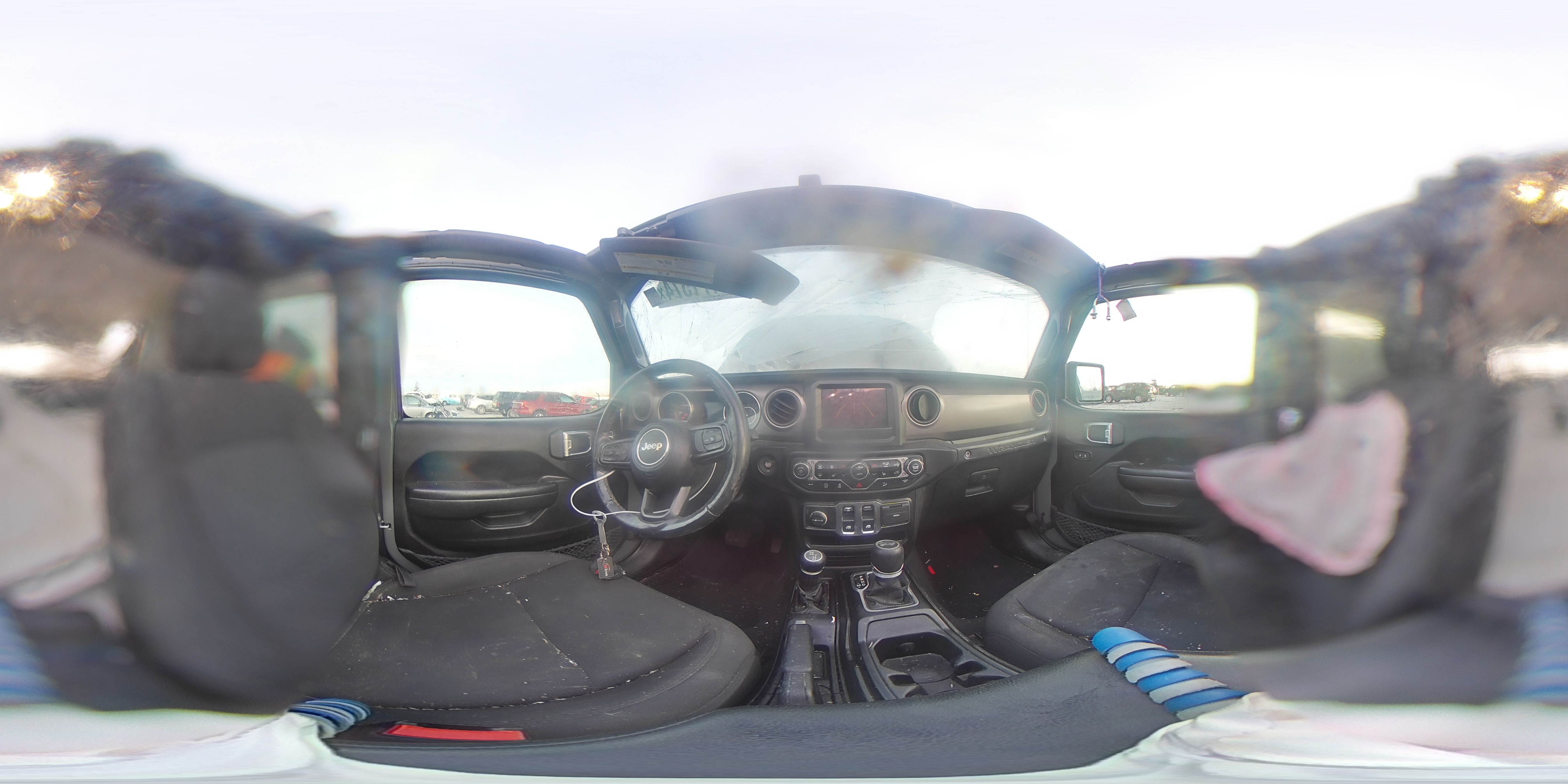 2021 Jeep Wrangler VIN 1C4HJXAG4MW719355 Copart auction photo, all over damage thumbnail 13