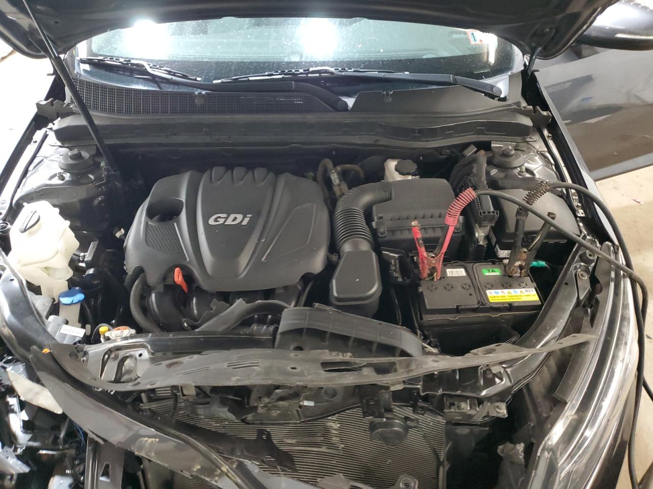 2015 KIA Optima VIN KNAGM4A7XF5640408 Copart auction photo, front end / side damage thumbnail 11