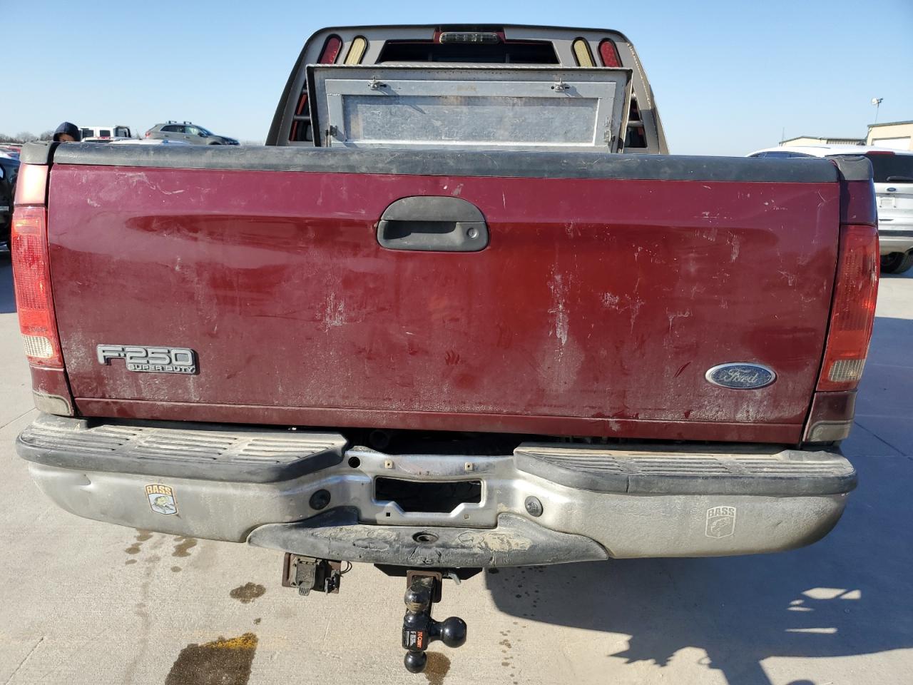 2004 Ford F250 VIN 1FTNX21P34ED87970 Copart auction photo, burn damage thumbnail 6