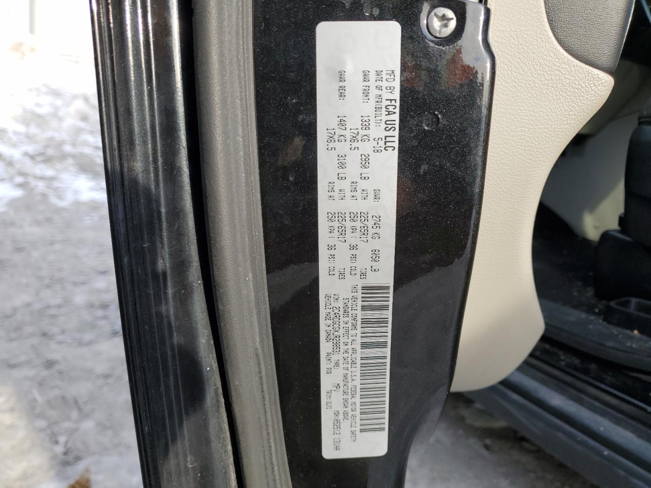 2018 Dodge Caravan VIN 2C4RDGCGXJR298531 Copart auction photo, front end damage thumbnail 14