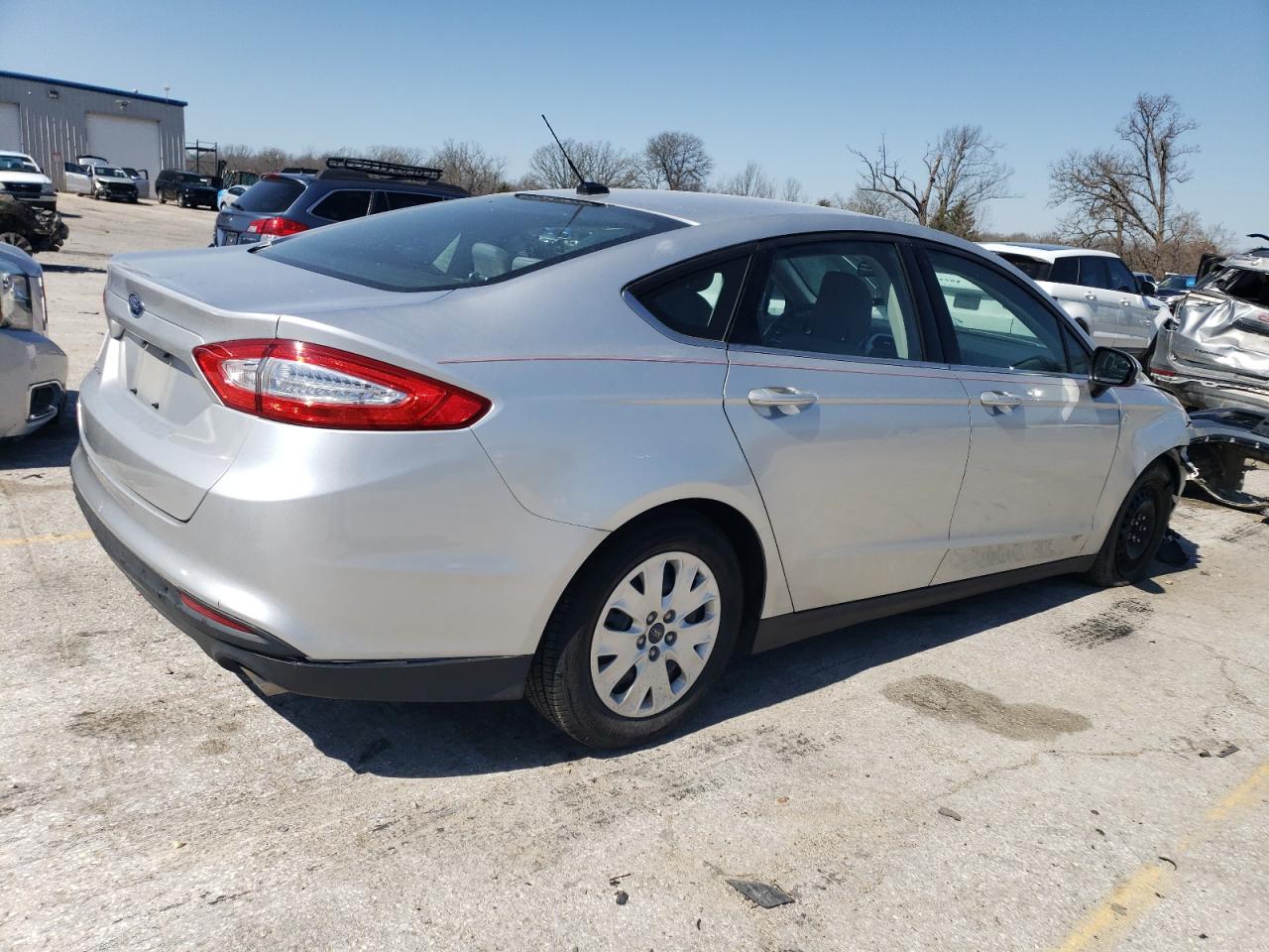 2014 Ford Fusion VIN 1FA6P0G73E5360162 Copart auction photo, front end damage thumbnail 3