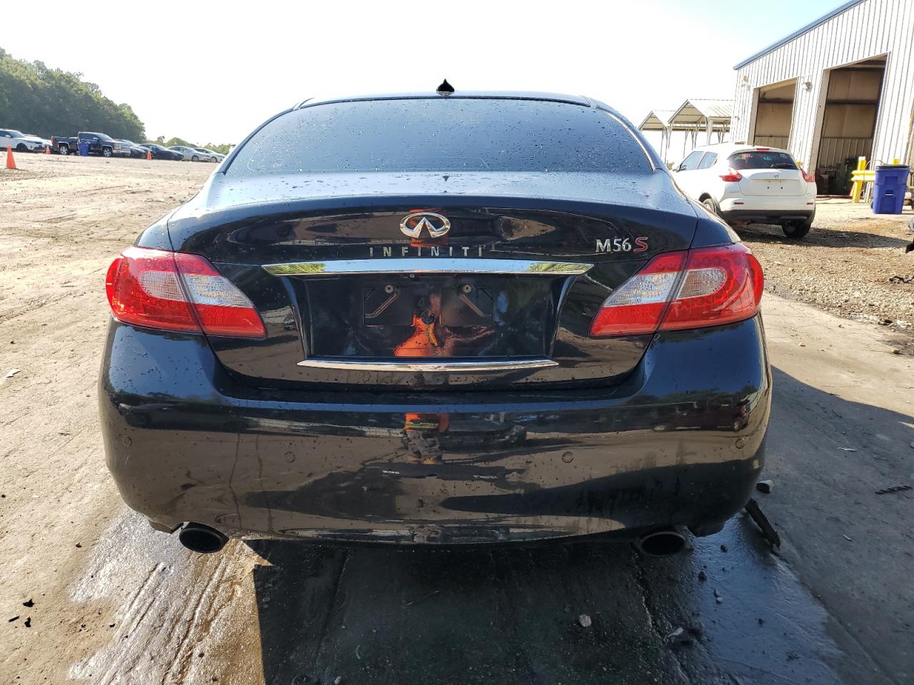2013 Infiniti M VIN JN1AY1AP6DM540064 Copart auction photo, front end / side damage thumbnail 6