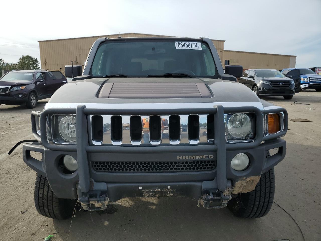 2007 Hummer H3 VIN 5GTDN13E978230561 Copart auction photo, front end damage thumbnail 5