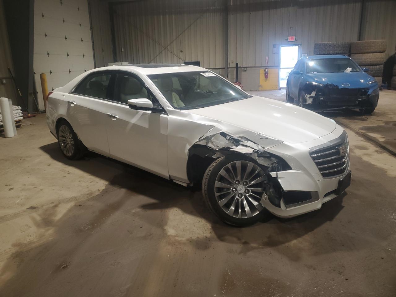 2019 Cadillac CTS VIN 1G6AX5SX7K0105275 Copart auction photo, front end damage thumbnail 4