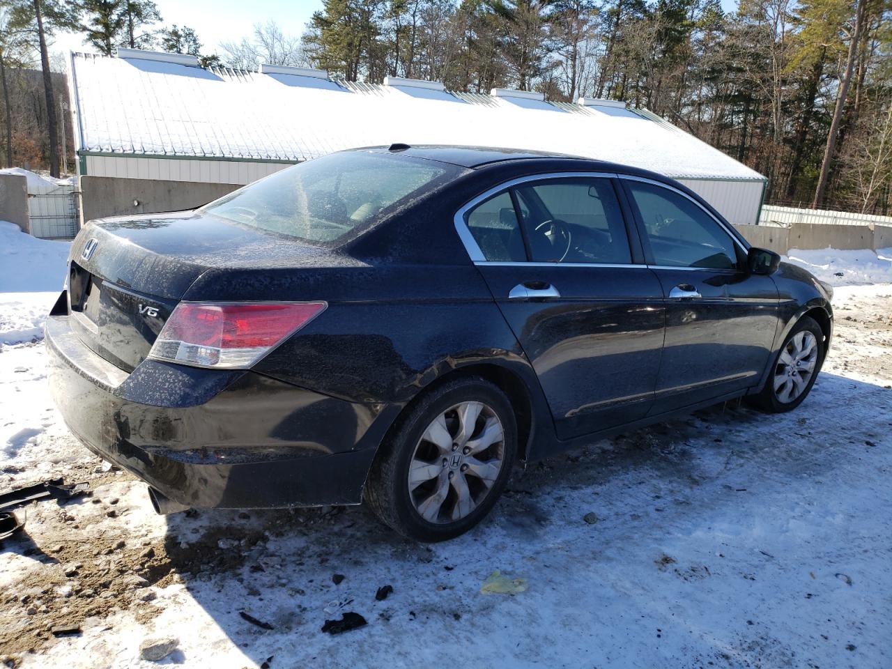 2008 Honda Accord VIN 1HGCP36868A087885 Copart auction photo, side / mechanical damage thumbnail 3
