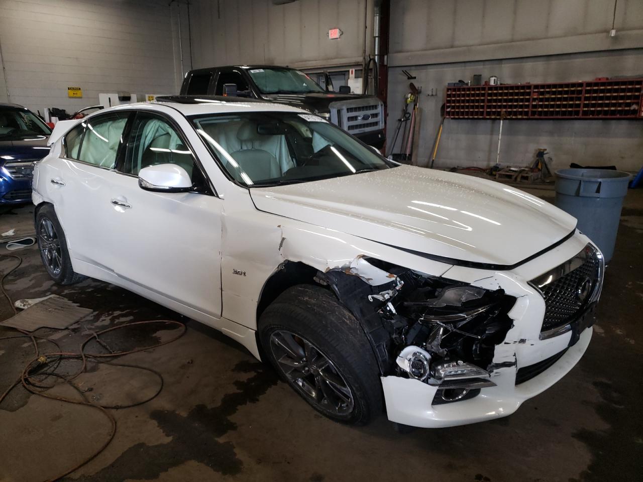 2017 Infiniti Q50 VIN JN1EV7AR5HM838092 Copart auction photo, all over damage thumbnail 4