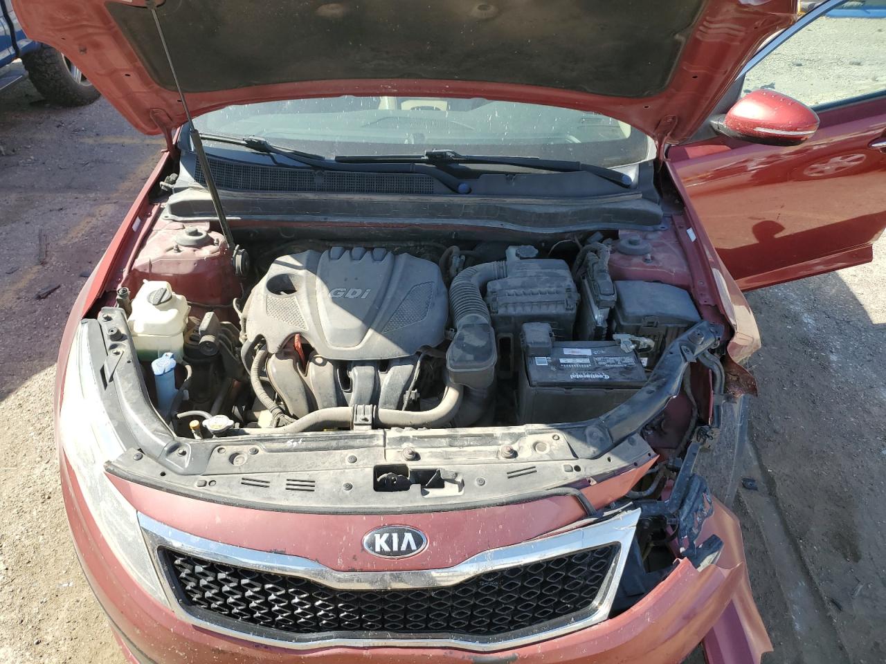 2013 KIA Optima VIN 5XXGN4A70DG120579 Copart auction photo, front end damage thumbnail 11