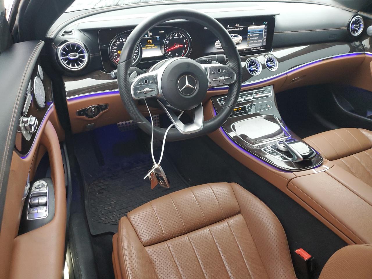 2019 Mercedes-Benz E-klasse VIN WDD1J6HB6KF078217 Copart auction photo, front end damage thumbnail 8