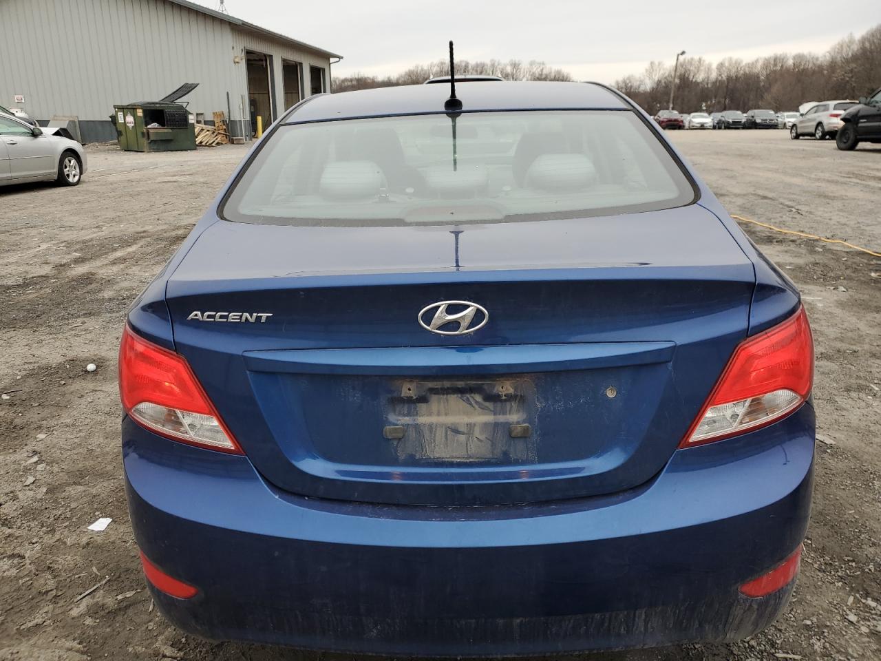 2016 Hyundai Accent VIN KMHCT4AE8GU953687 Copart auction photo, front end damage thumbnail 6