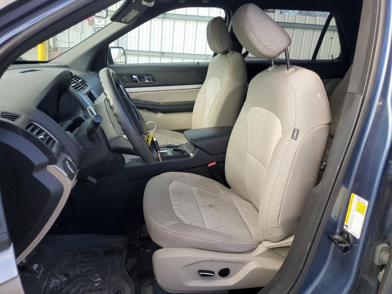 2018 Ford Explorer VIN 1FM5K7B84JGC67352 Copart auction photo, front end / side damage thumbnail 7