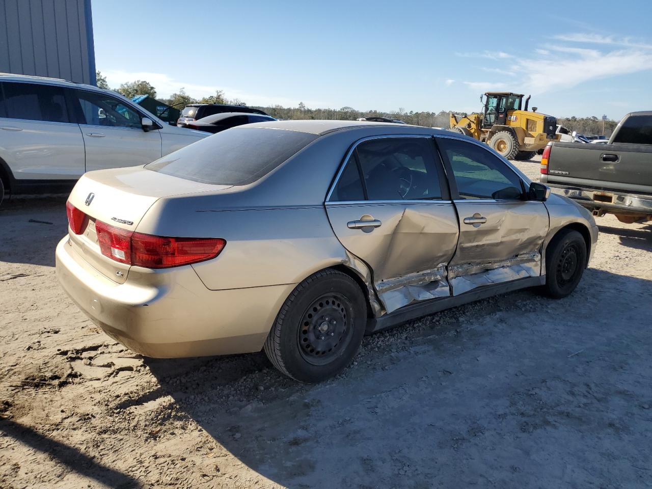 2005 Honda Accord VIN 1HGCM56405A099866 Copart auction photo, side / rear end damage thumbnail 3