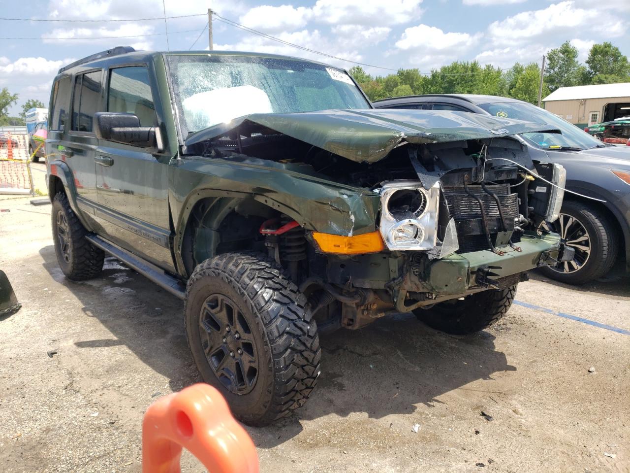 2008 Jeep Commander VIN 1J8HG48KX8C225203 Copart auction photo, front end damage thumbnail 4