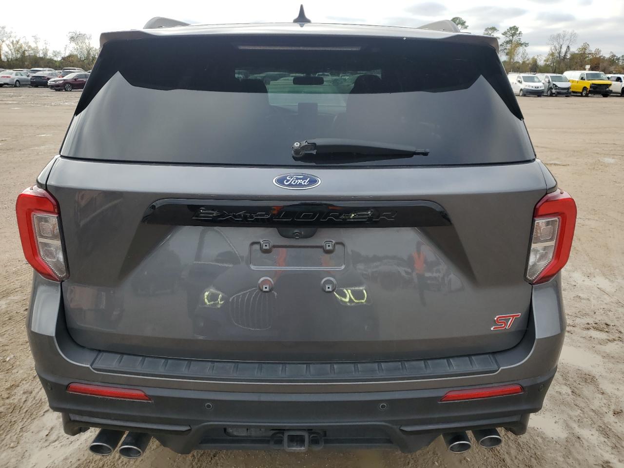 2022 Ford Explorer VIN 1FM5K7GC6NGA39405 Copart auction photo, front end / side damage thumbnail 6