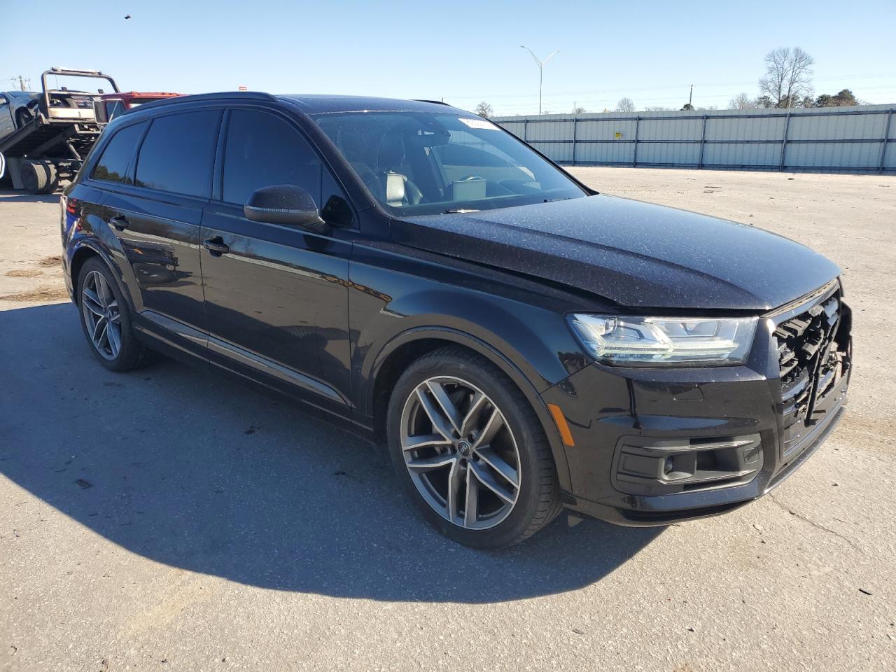 2018 Audi Q7 VIN WA1VAAF75JD037983 Copart auction photo, front end / frame damage damage thumbnail 4