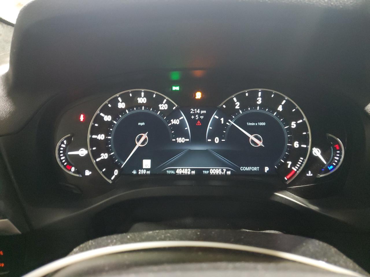 2019 BMW X3 VIN 5UXTR9C50KLP87806 Copart auction photo, front end damage thumbnail 9