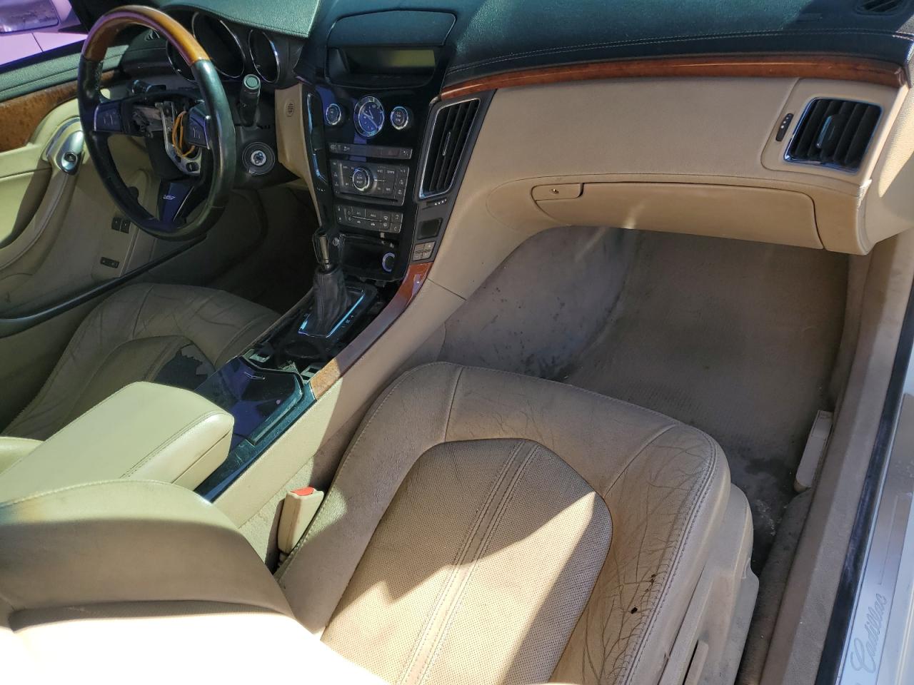 2012 Cadillac CTS VIN 1G6DP1E37C0155352 Copart auction photo, vandalism damage thumbnail 8