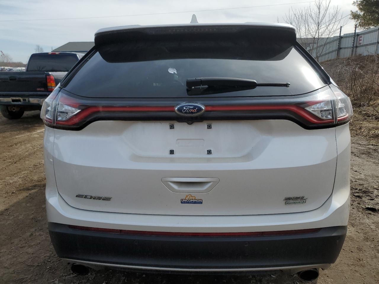 2017 Ford Edge VIN 2FMPK3J98HBC53869 Copart auction photo, front end / side damage thumbnail 6