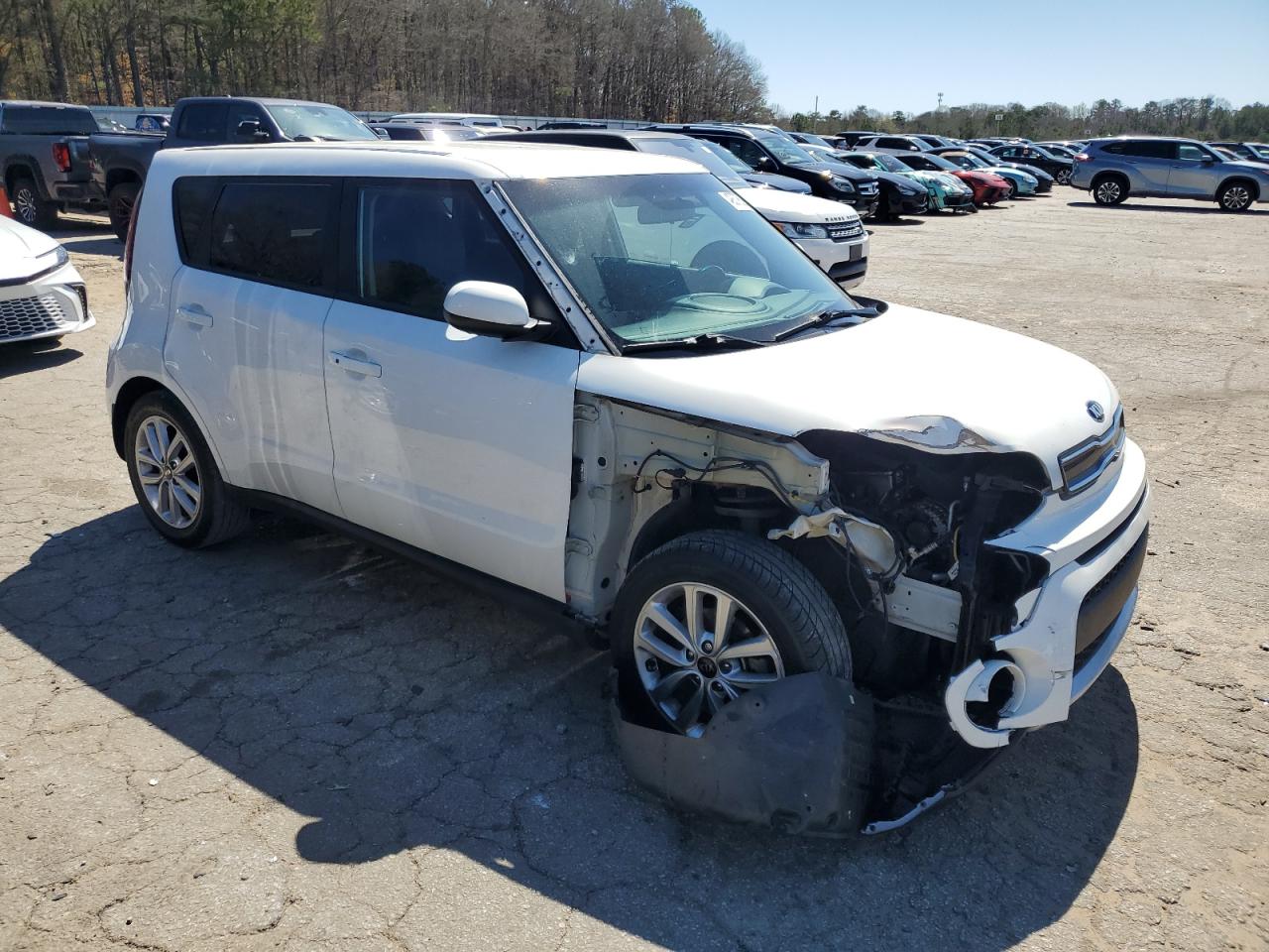 2018 KIA Soul VIN KNDJP3A52J7515764 Copart auction photo, front end damage thumbnail 4
