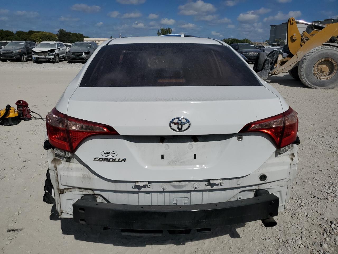 2017 Toyota Corolla VIN 2T1BURHE2HC924376 Copart auction photo, front end / rear end damage thumbnail 6