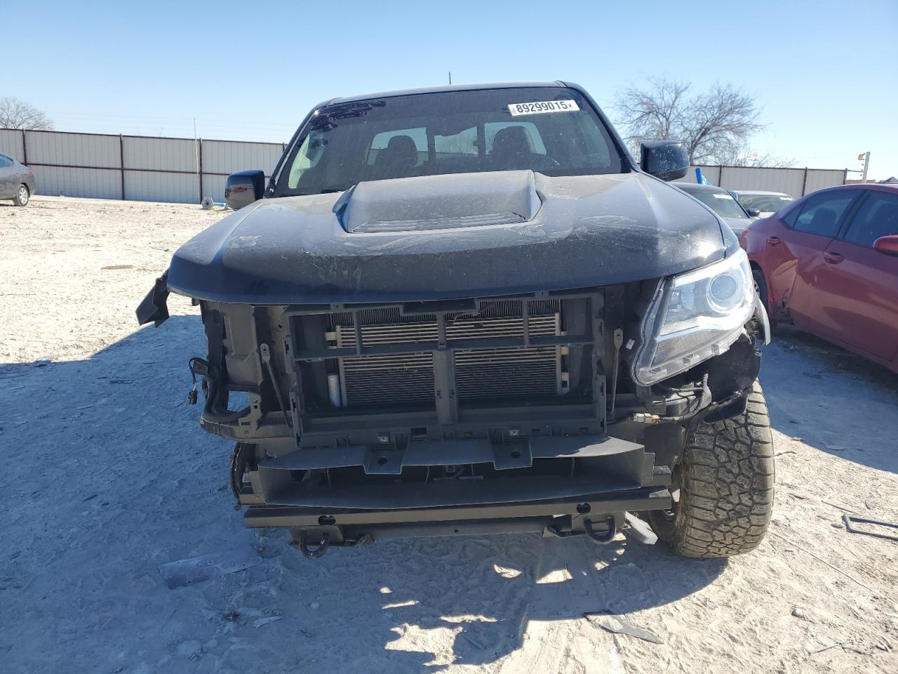 2019 Chevrolet Colorado VIN 1GCGTEEN7K1104991 Copart auction photo, front end / undercarriage damage thumbnail 5