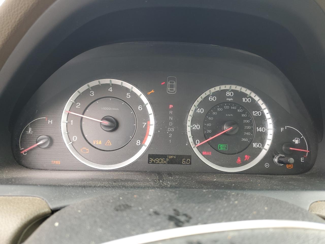 2008 Honda Accord VIN 1HGCP264X8A000822 Copart auction photo, front end damage thumbnail 9