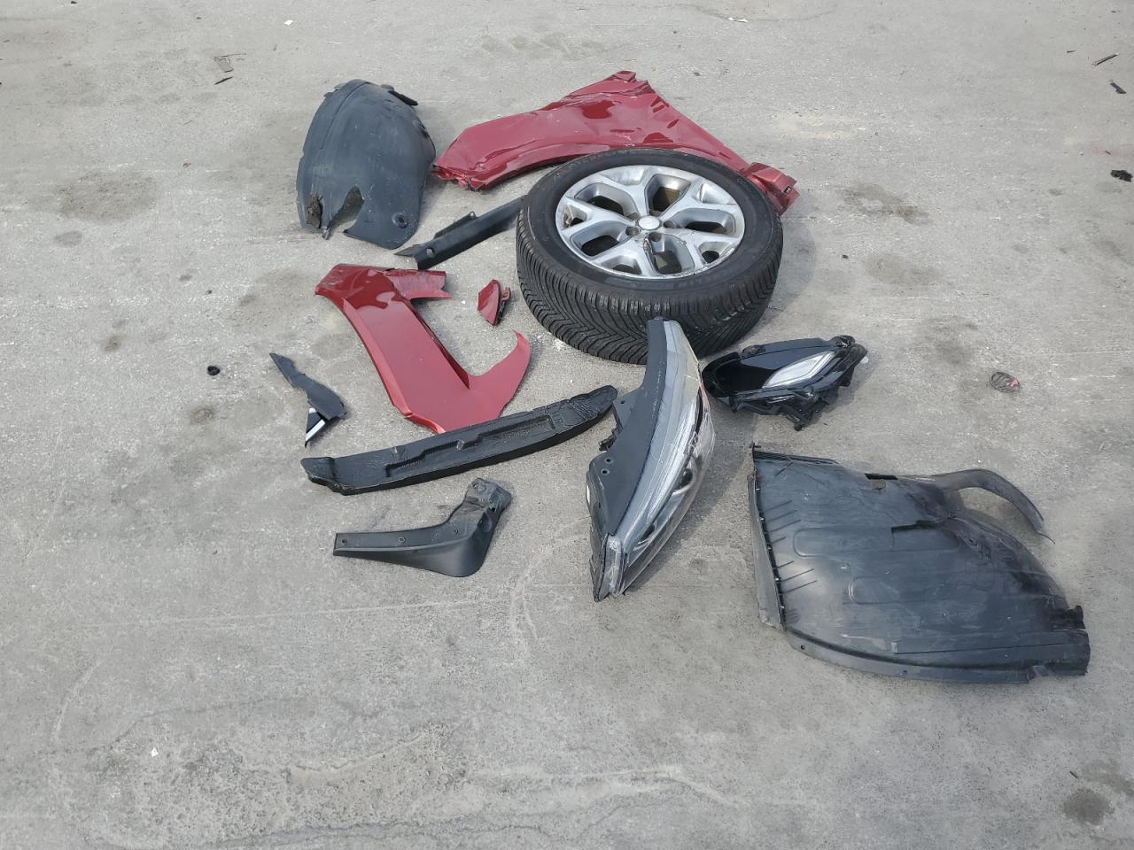 2018 KIA Sorento VIN 5XYPK4A55JG380796 Copart auction photo, front end / side damage thumbnail 13