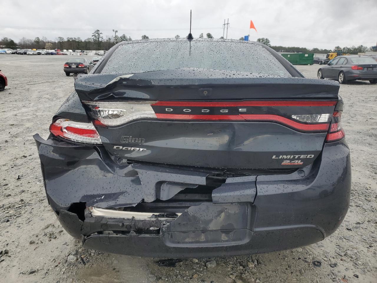 2014 Dodge Dart VIN 1C3CDFCB4ED866967 Copart auction photo, rear end damage thumbnail 6