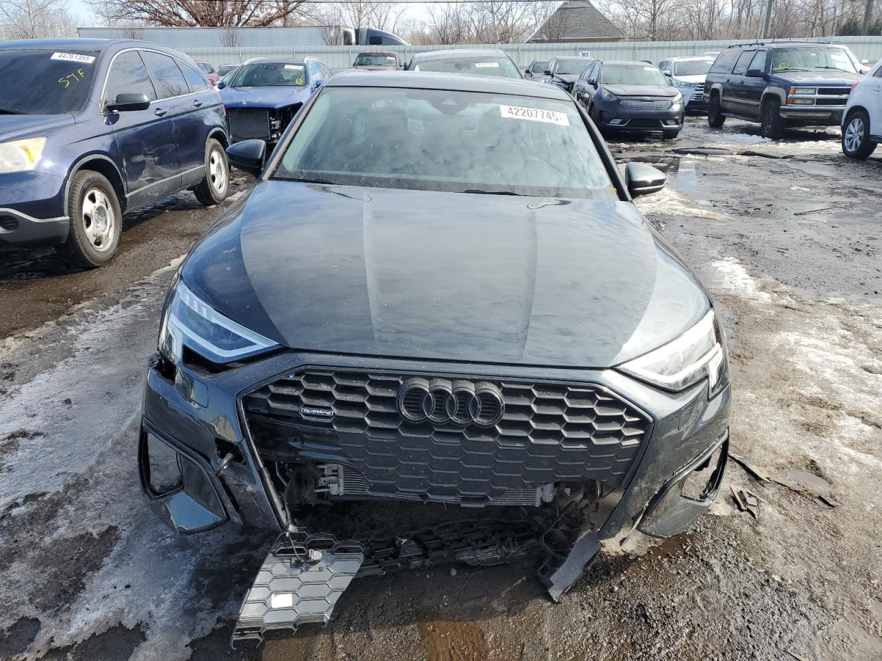 2023 Audi A3 VIN WAUGUDGY8PA127182 Copart auction photo, all over / rear end damage thumbnail 5