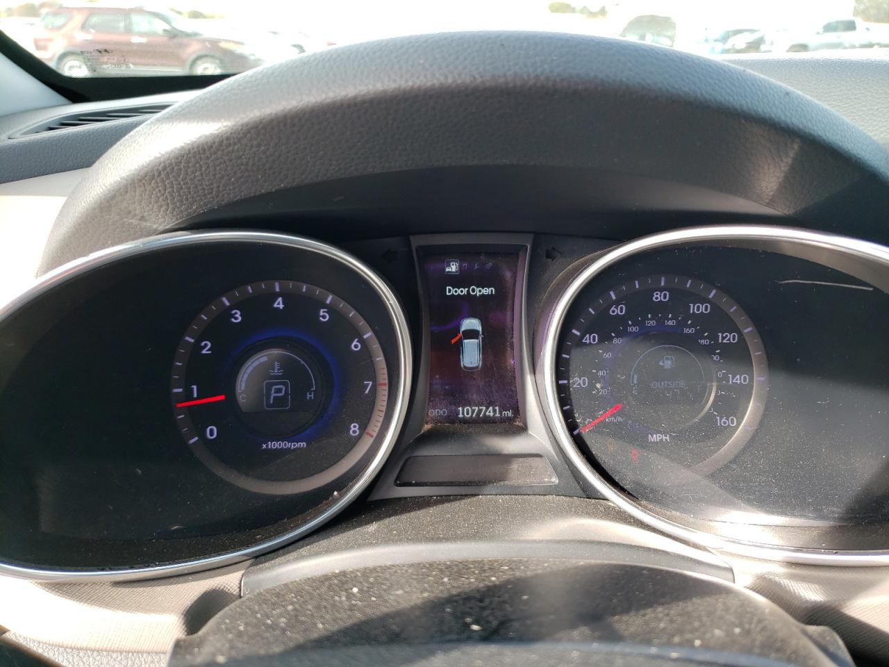 2015 Hyundai Santa Fe VIN 5XYZU3LB7FG304259 Copart auction photo, front end damage thumbnail 9