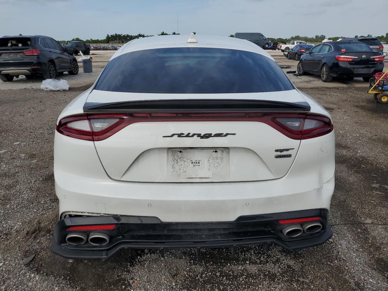 2021 KIA Stinger VIN KNAE35LC4M6090382 Copart auction photo, front end / rear end damage thumbnail 6