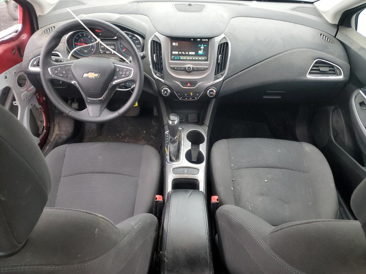 2018 Chevrolet Cruze VIN 3G1BE6SM0JS654142 Copart auction photo, front end / side damage thumbnail 8