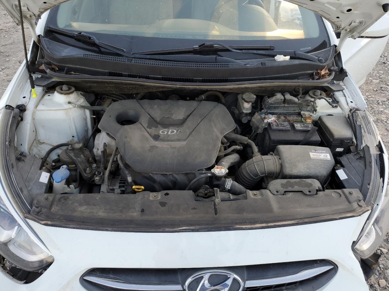 2017 Hyundai Accent VIN KMHCT4AE0HU224228 Copart auction photo, front end / side damage thumbnail 13