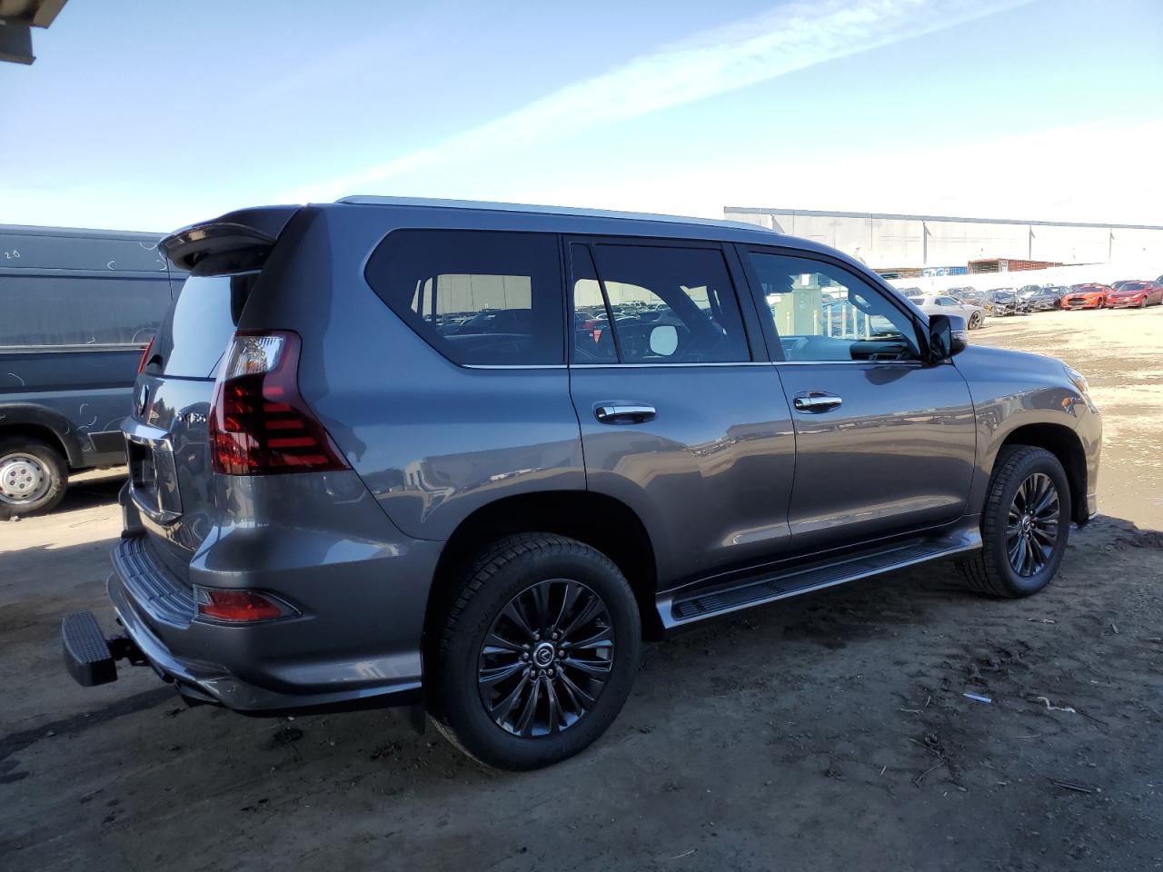 2021 Lexus GX VIN JTJAM7BX0M5273473 Copart auction photo, stripped damage thumbnail 3