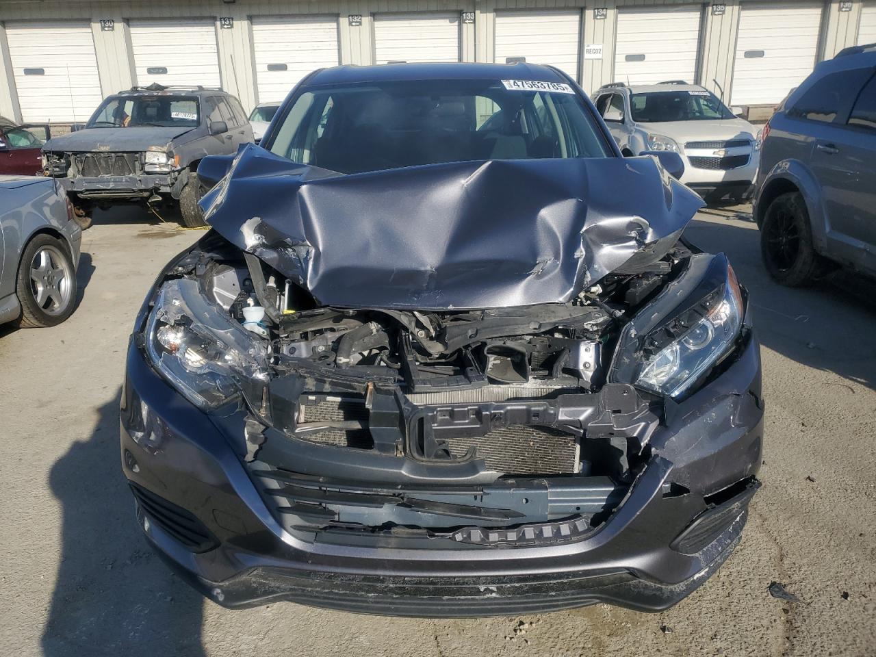 2019 Honda HR-V VIN 3CZRU6H35KG702904 Copart auction photo, front end damage thumbnail 5